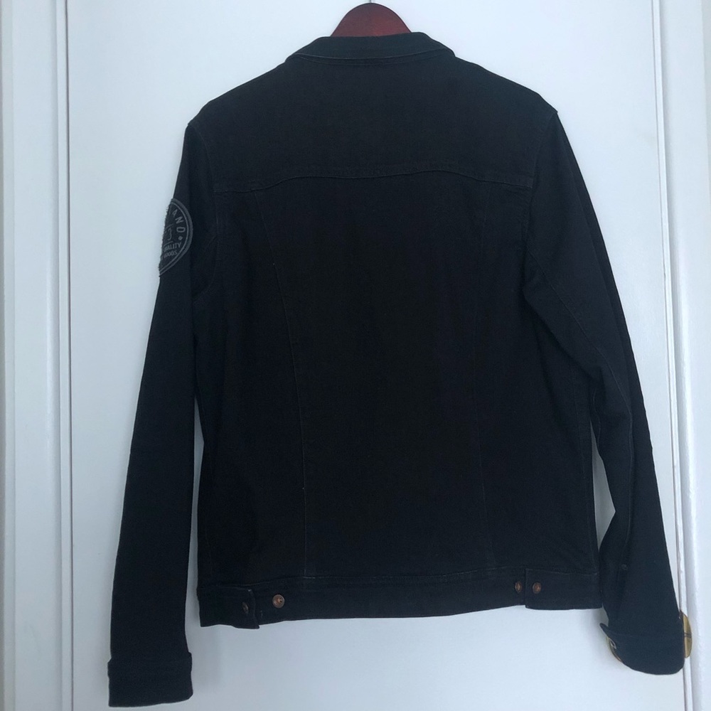 Timberland Slim Fit Denim Jacket in Black - Picture 4 of 6